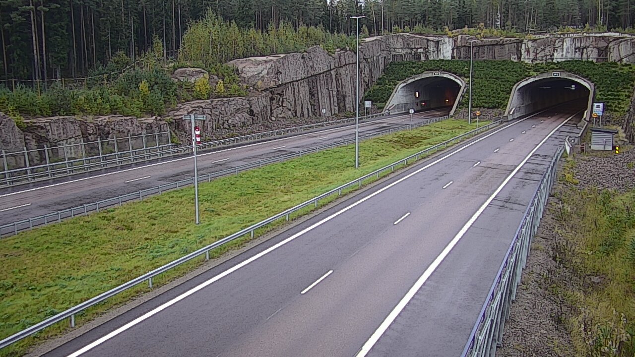 Kelikamerat Kuva Tie 7 Virolahti, Vaalimaan tunneli, suuaukko länsi, Virolahti, Kymenlaakso