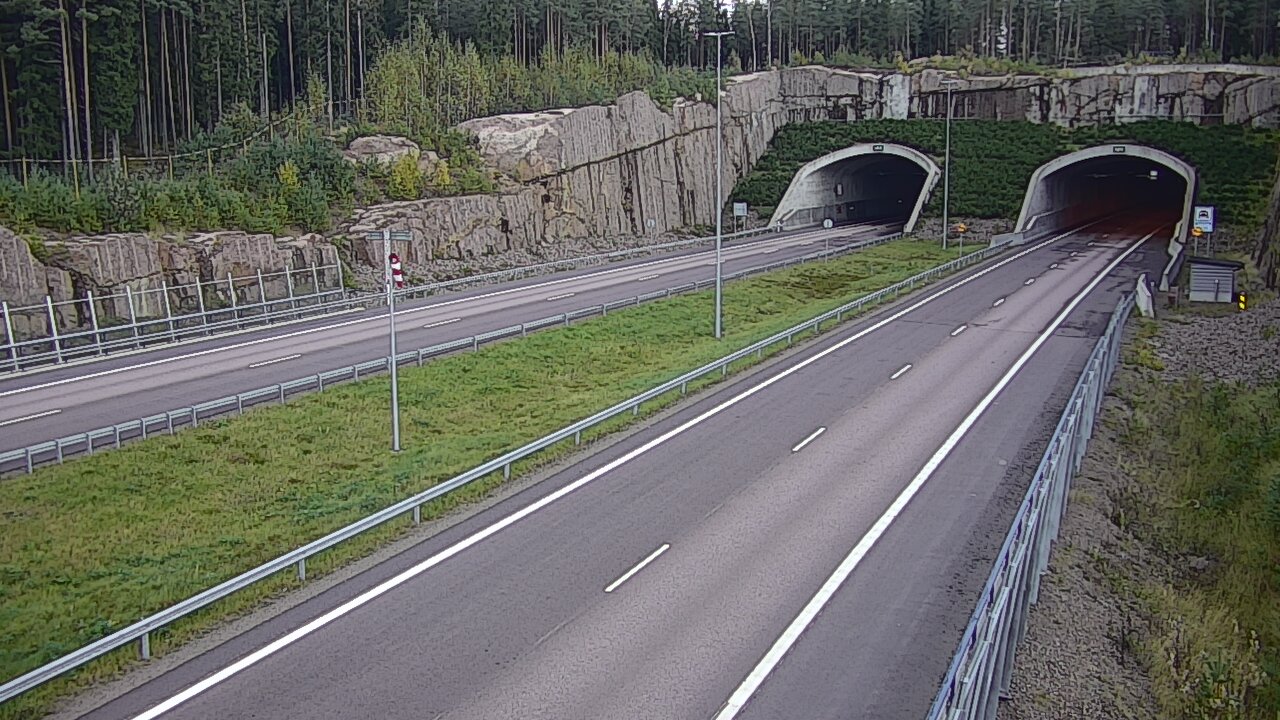 Weather Camera Image Road 7 Virolahti, Vaalimaan tunneli, suuaukko west, Virolahti, Kymenlaakso