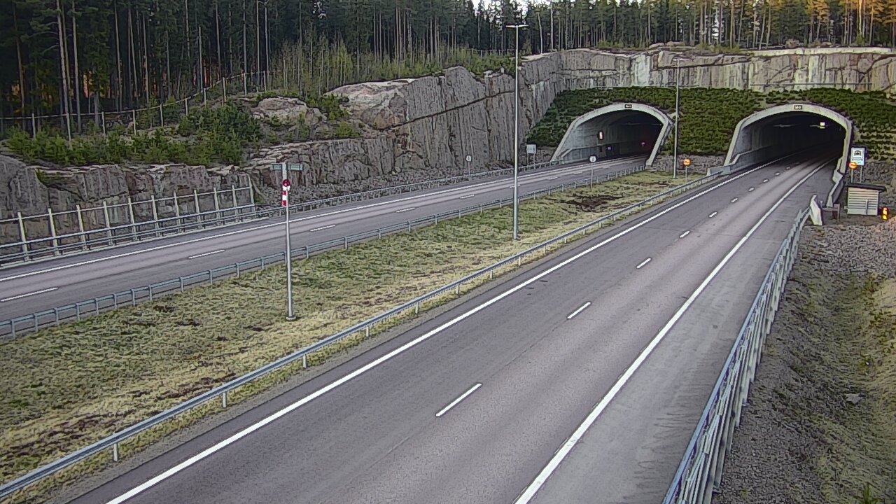 Kelikamerat Kuva Tie 7 Virolahti, Vaalimaan tunneli, suuaukko länsi, Virolahti, Kymenlaakso