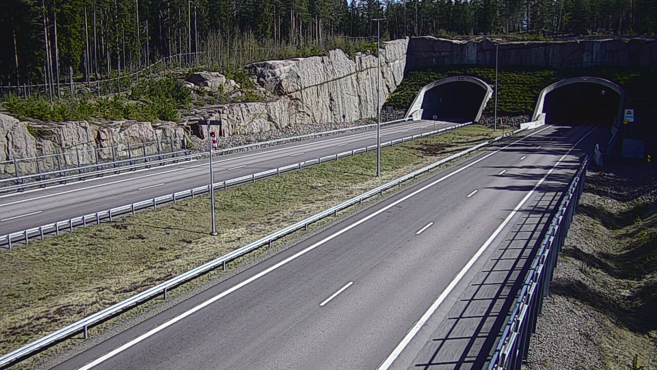 Kelikamerat Kuva Tie 7 Virolahti, Vaalimaan tunneli, suuaukko länsi, Virolahti, Kymenlaakso
