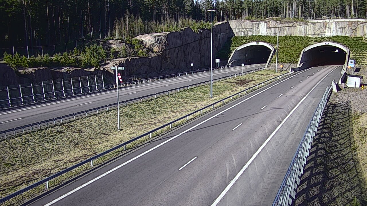 Kelikamerat Kuva Tie 7 Virolahti, Vaalimaan tunneli, suuaukko länsi, Virolahti, Kymenlaakso