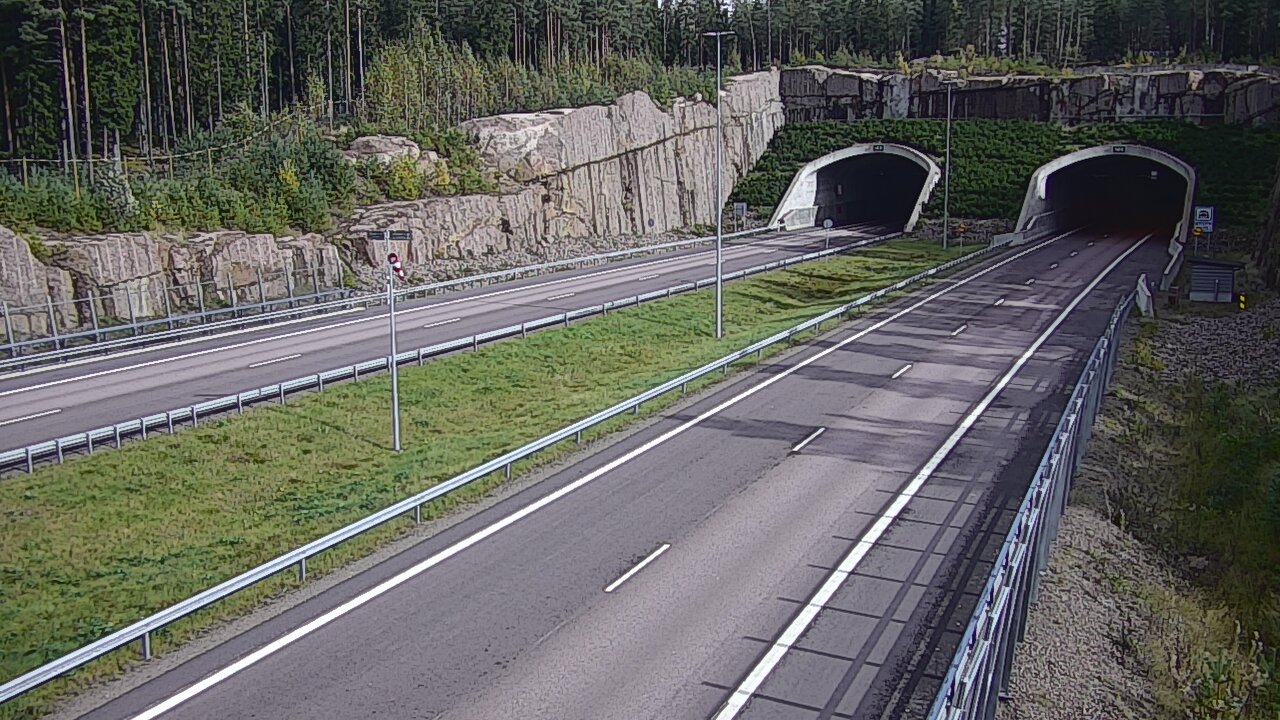 Weather Camera Image Road 7 Virolahti, Vaalimaan tunneli, suuaukko west, Virolahti, Kymenlaakso