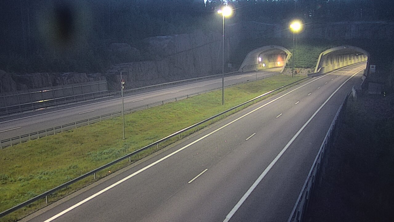 Kelikamerat Kuva Tie 7 Virolahti, Vaalimaan tunneli, suuaukko länsi, Virolahti, Kymenlaakso
