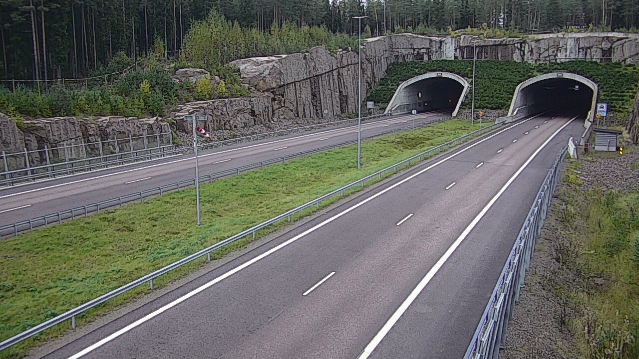 Kelikamerat Kuva Tie 7 Virolahti, Vaalimaan tunneli, suuaukko länsi, Virolahti, Kymenlaakso