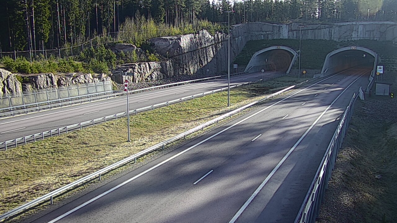 Kelikamerat Kuva Tie 7 Virolahti, Vaalimaan tunneli, suuaukko länsi, Virolahti, Kymenlaakso