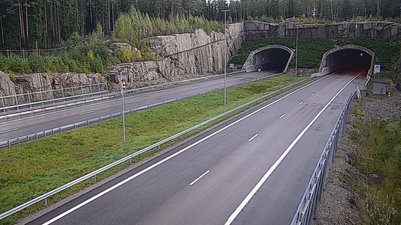 Weather Camera Image Road 7 Virolahti, Vaalimaan tunneli, suuaukko west, Virolahti, Kymenlaakso