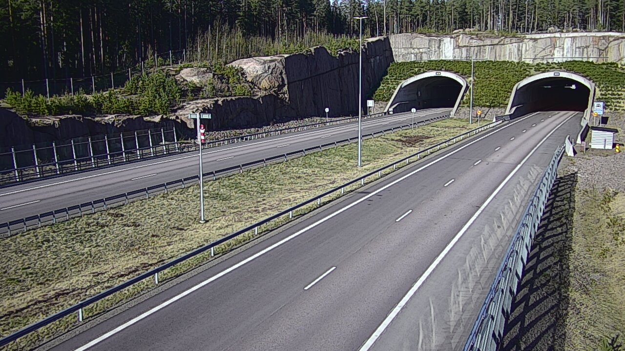 Kelikamerat Kuva Tie 7 Virolahti, Vaalimaan tunneli, suuaukko länsi, Virolahti, Kymenlaakso