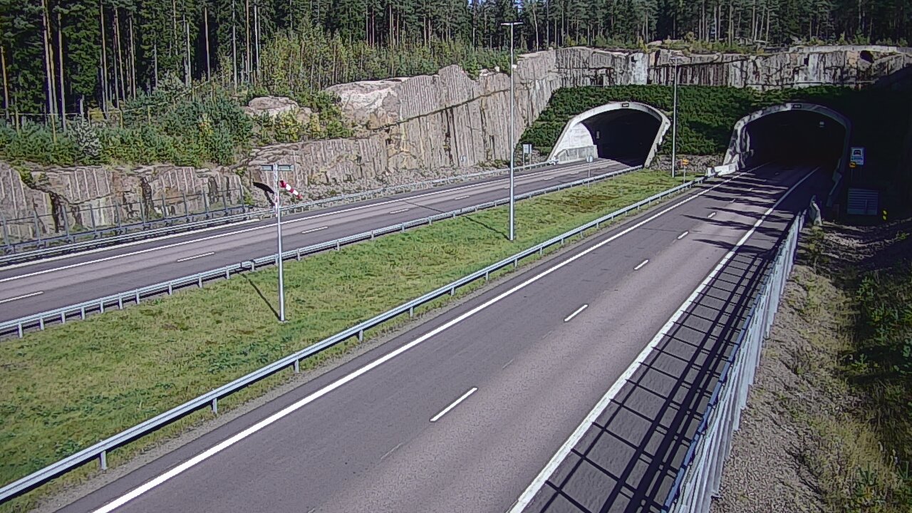 Weather Camera Image Road 7 Virolahti, Vaalimaan tunneli, suuaukko west, Virolahti, Kymenlaakso