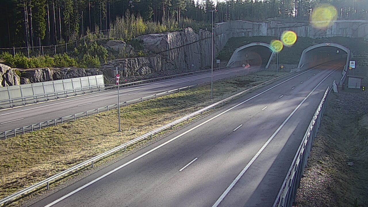 Kelikamerat Kuva Tie 7 Virolahti, Vaalimaan tunneli, suuaukko länsi, Virolahti, Kymenlaakso