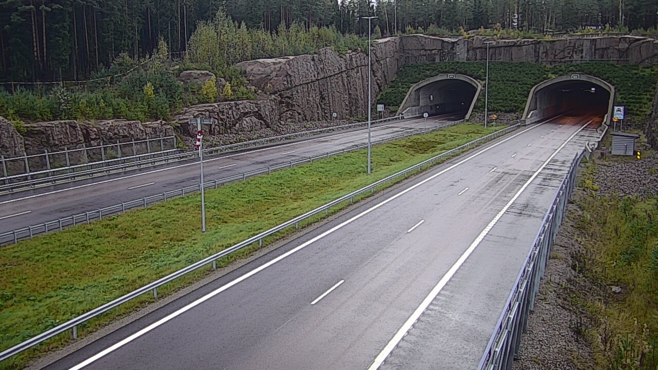 Kelikamerat Kuva Tie 7 Virolahti, Vaalimaan tunneli, suuaukko länsi, Virolahti, Kymenlaakso