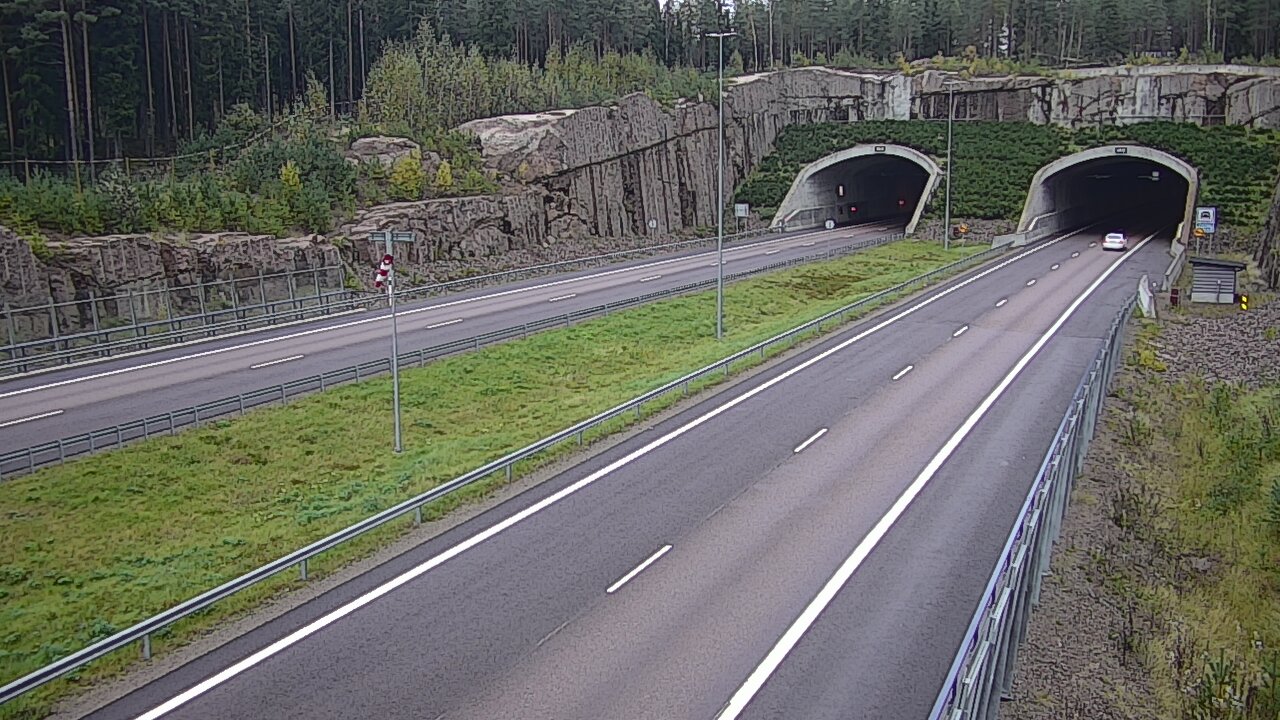 Kelikamerat Kuva Tie 7 Virolahti, Vaalimaan tunneli, suuaukko länsi, Virolahti, Kymenlaakso