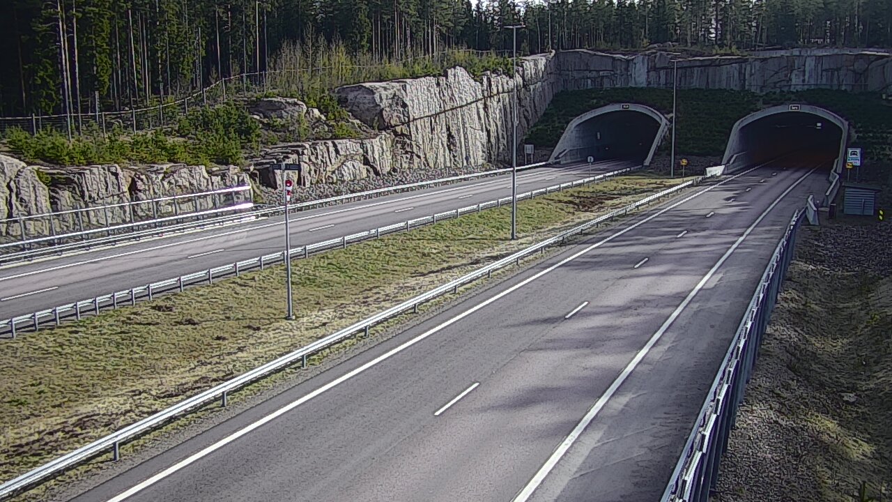 Kelikamerat Kuva Tie 7 Virolahti, Vaalimaan tunneli, suuaukko länsi, Virolahti, Kymenlaakso