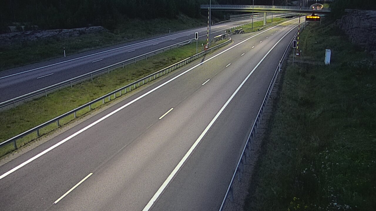 Kelikamerat Kuva Tie 7 Virolahti, Vaalimaan tunneli, puomi länsi, Virolahti, Kymenlaakso