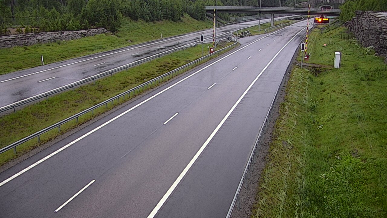 Kelikamerat Kuva Tie 7 Virolahti, Vaalimaan tunneli, puomi länsi, Virolahti, Kymenlaakso