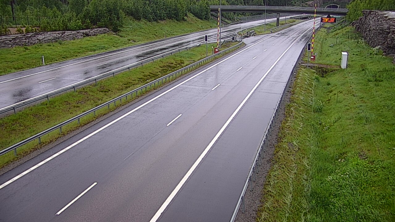 Kelikamerat Kuva Tie 7 Virolahti, Vaalimaan tunneli, puomi länsi, Virolahti, Kymenlaakso