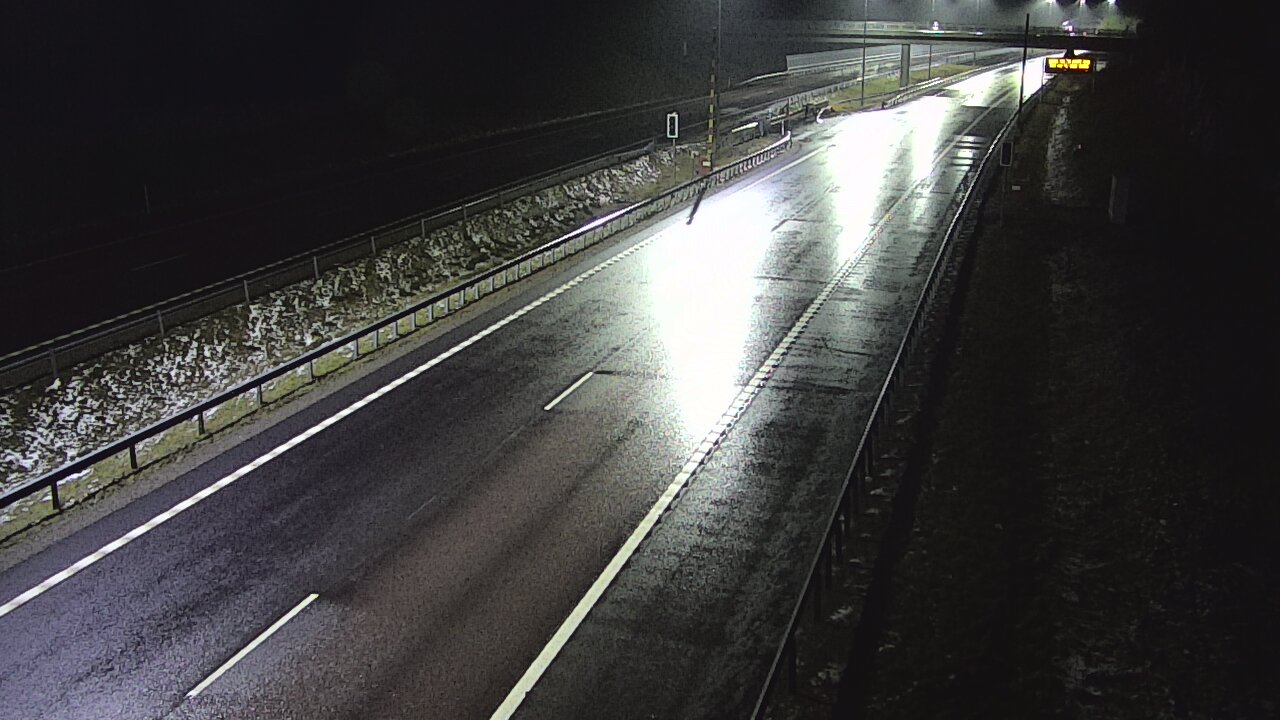 Weather Camera Image Väg 7 Vederlax, Vaalimaan tunneli, bom väst, Virolahti, Kymenlaakso