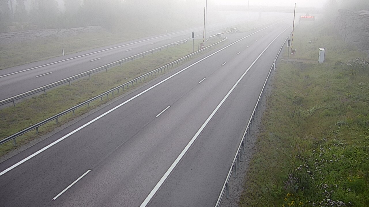 Kelikamerat Kuva Tie 7 Virolahti, Vaalimaan tunneli, puomi länsi, Virolahti, Kymenlaakso