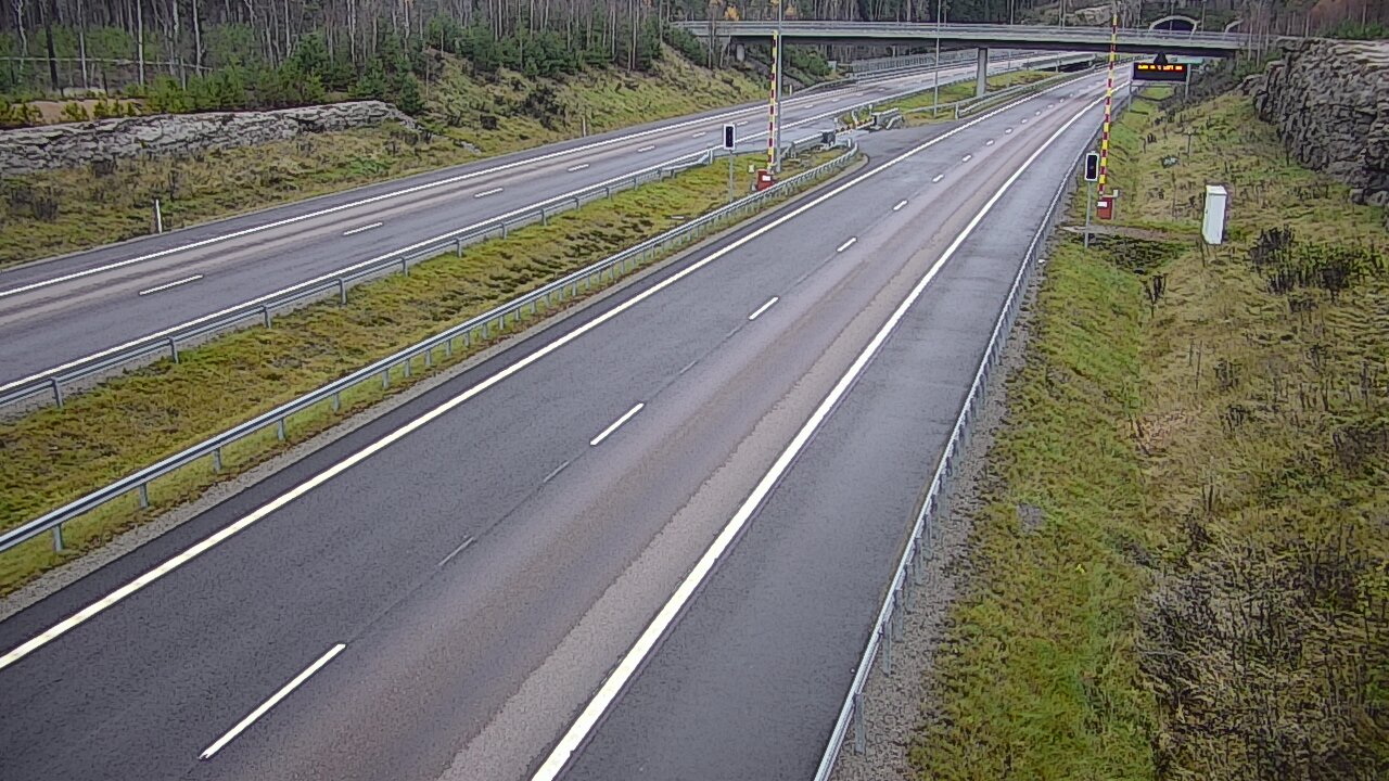 Kelikamerat Kuva Tie 7 Virolahti, Vaalimaan tunneli, puomi länsi, Virolahti, Kymenlaakso
