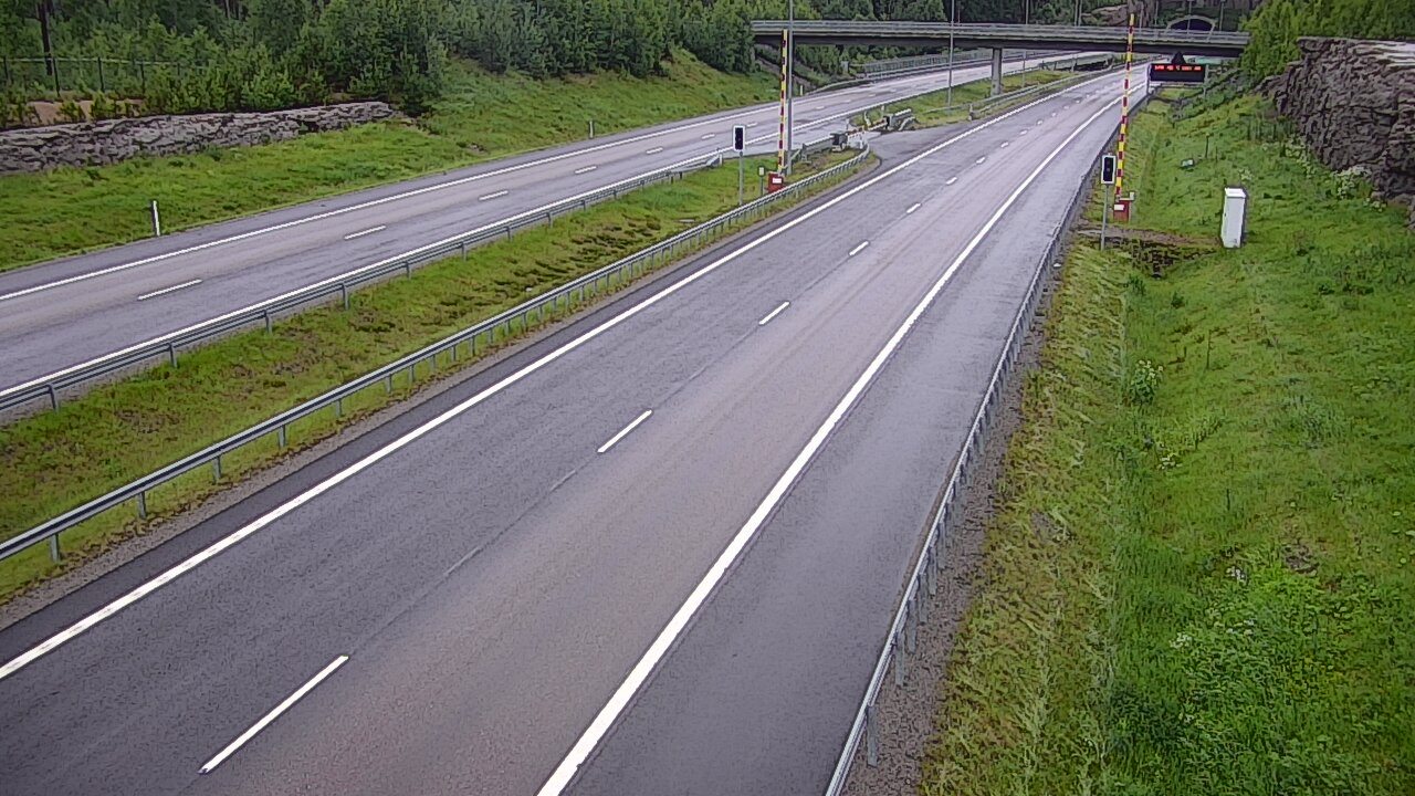 Kelikamerat Kuva Tie 7 Virolahti, Vaalimaan tunneli, puomi länsi, Virolahti, Kymenlaakso
