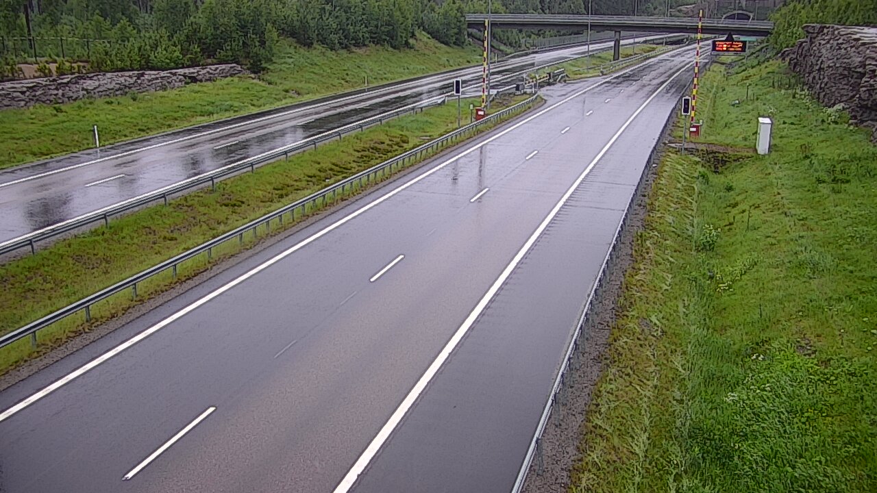 Kelikamerat Kuva Tie 7 Virolahti, Vaalimaan tunneli, puomi länsi, Virolahti, Kymenlaakso