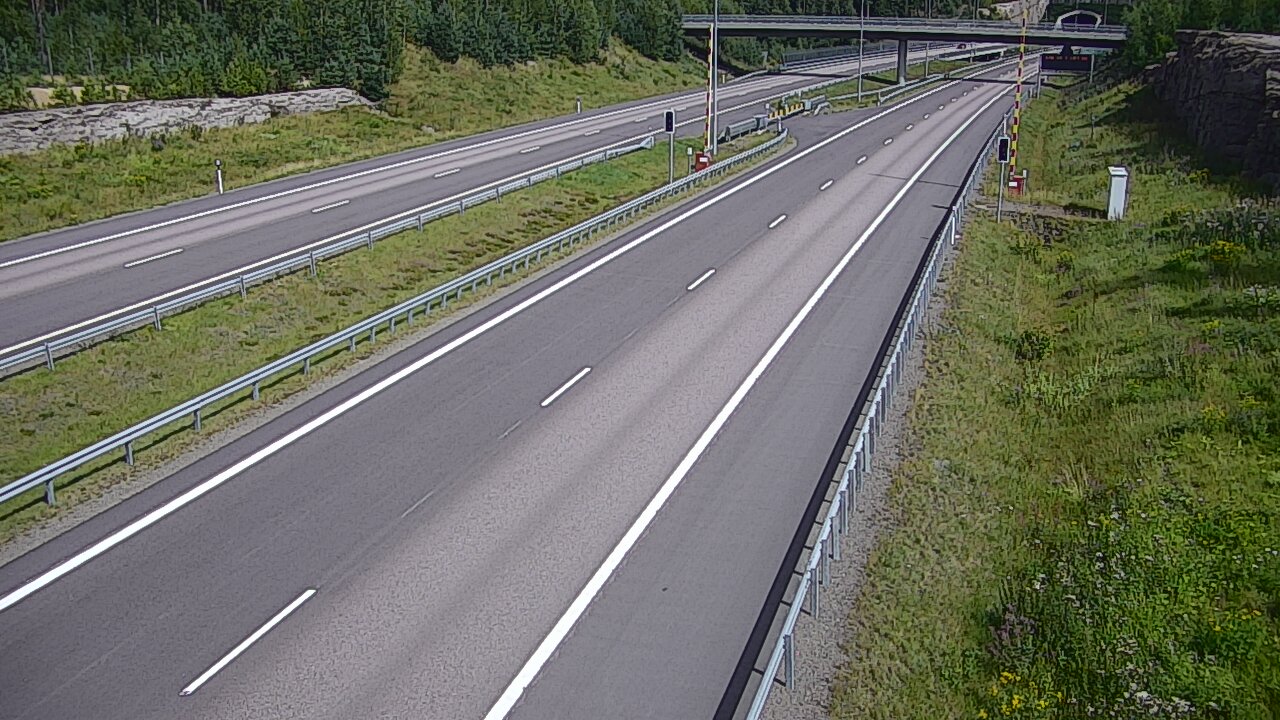 Kelikamerat Kuva Tie 7 Virolahti, Vaalimaan tunneli, puomi länsi, Virolahti, Kymenlaakso