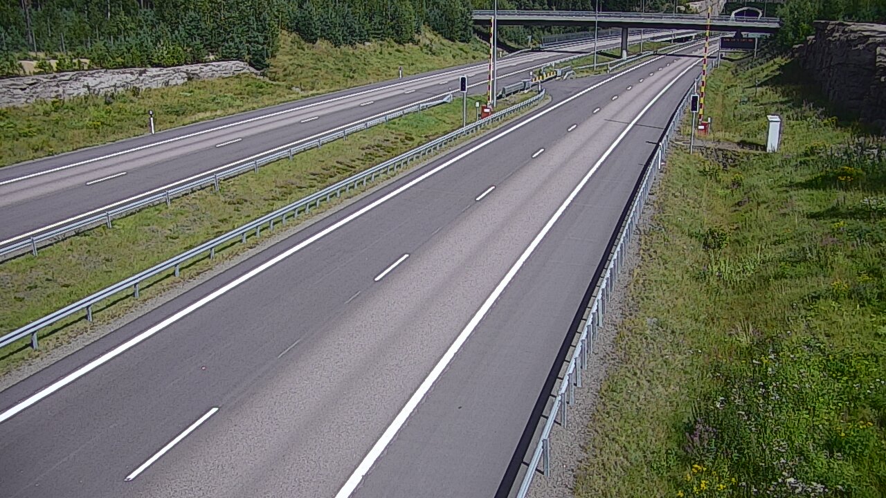 Kelikamerat Kuva Tie 7 Virolahti, Vaalimaan tunneli, puomi länsi, Virolahti, Kymenlaakso