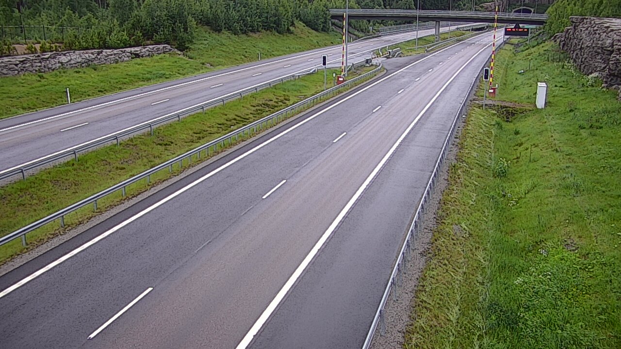 Kelikamerat Kuva Tie 7 Virolahti, Vaalimaan tunneli, puomi länsi, Virolahti, Kymenlaakso