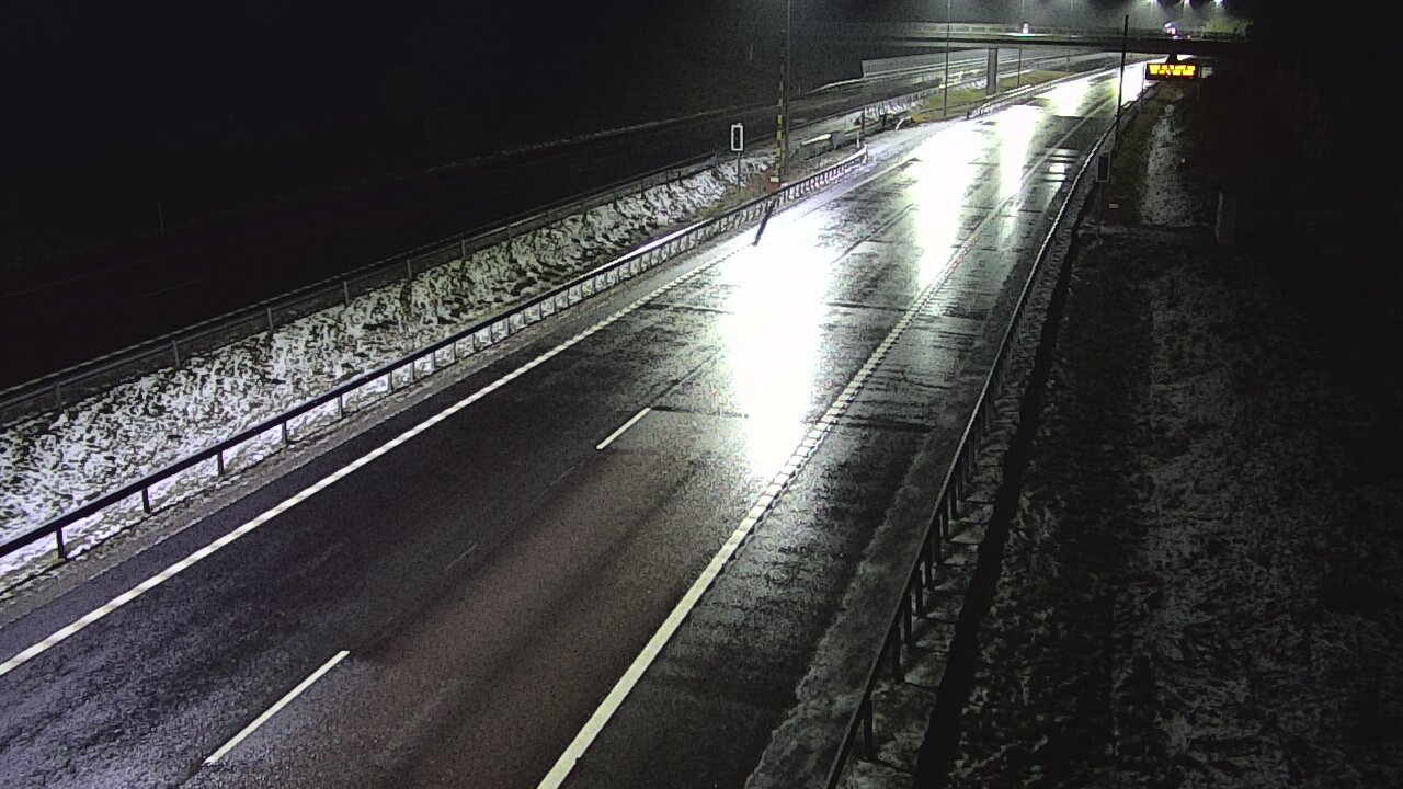 Weather Camera Image Väg 7 Vederlax, Vaalimaan tunneli, bom väst, Virolahti, Kymenlaakso