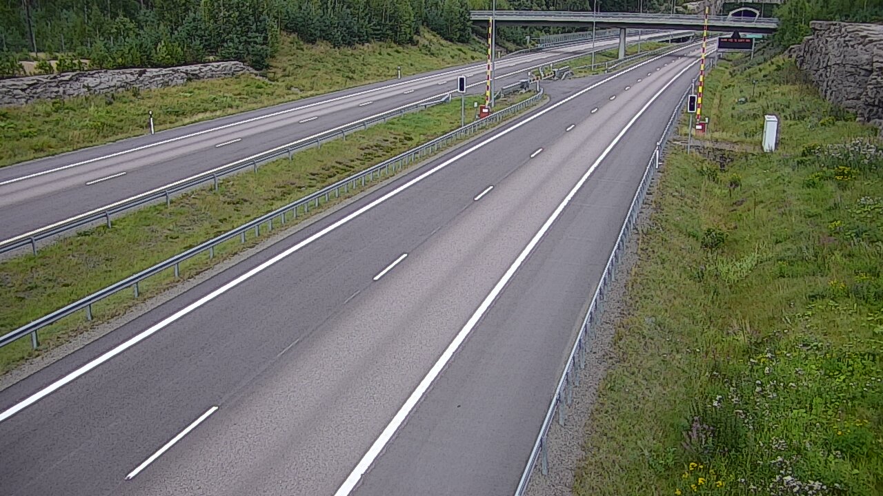 Kelikamerat Kuva Tie 7 Virolahti, Vaalimaan tunneli, puomi länsi, Virolahti, Kymenlaakso