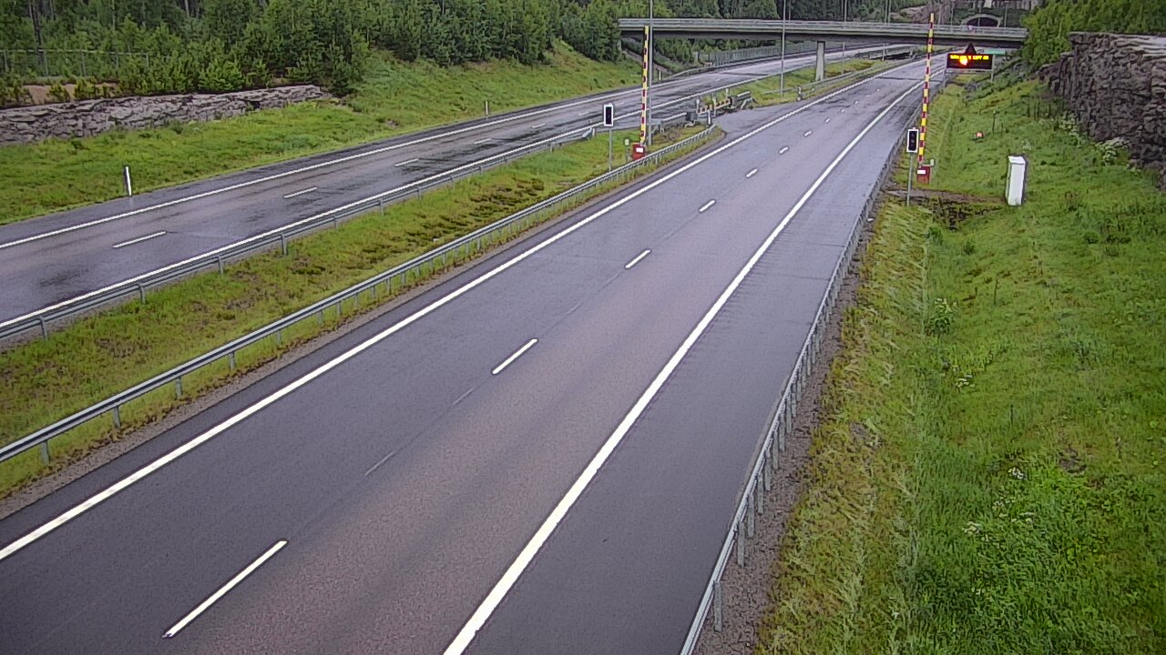 Kelikamerat Kuva Tie 7 Virolahti, Vaalimaan tunneli, puomi länsi, Virolahti, Kymenlaakso