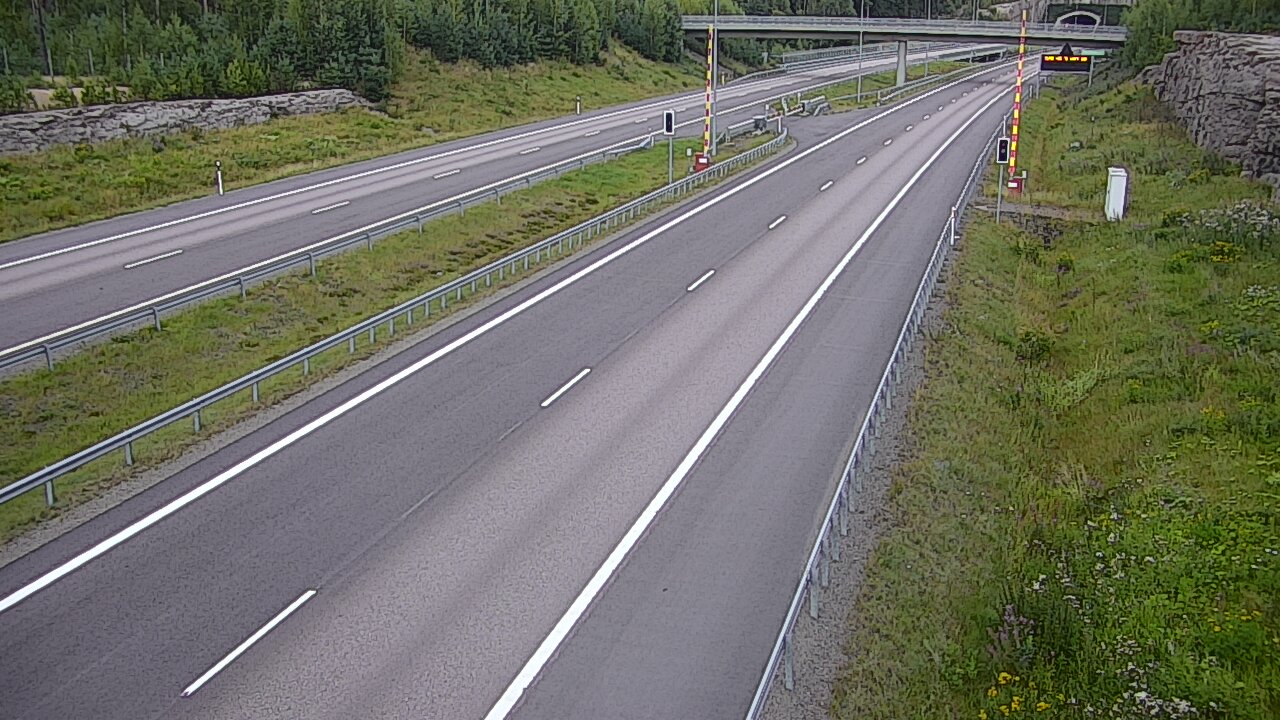 Kelikamerat Kuva Tie 7 Virolahti, Vaalimaan tunneli, puomi länsi, Virolahti, Kymenlaakso
