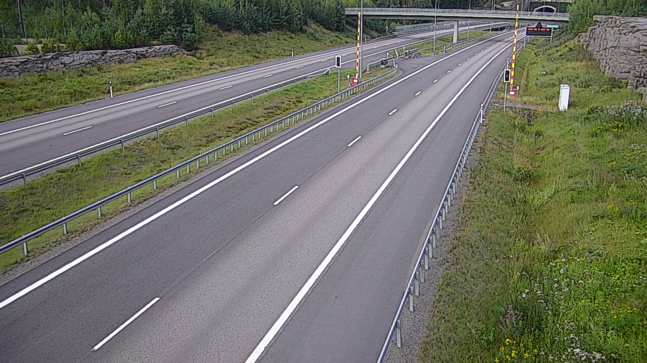 Kelikamerat Kuva Tie 7 Virolahti, Vaalimaan tunneli, puomi länsi, Virolahti, Kymenlaakso