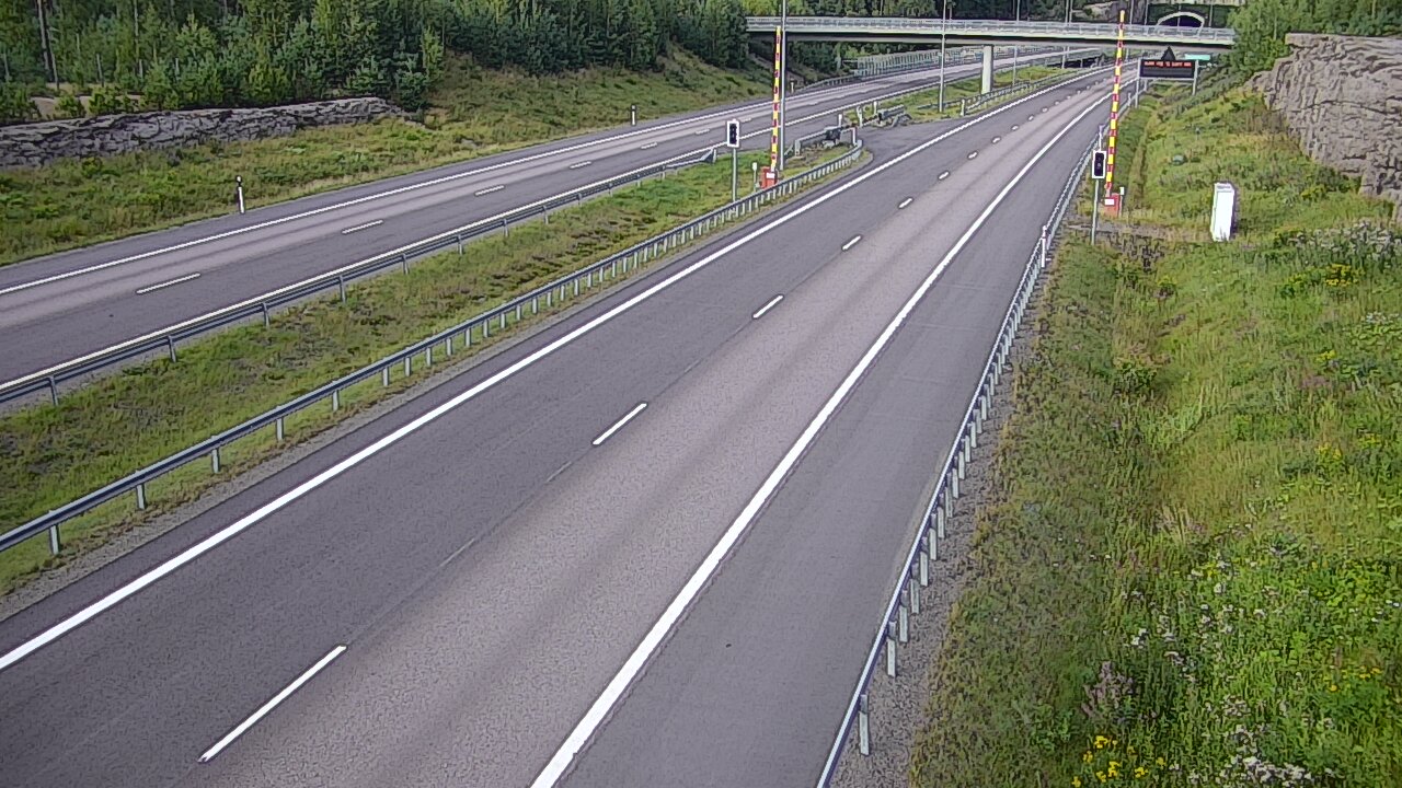 Kelikamerat Kuva Tie 7 Virolahti, Vaalimaan tunneli, puomi länsi, Virolahti, Kymenlaakso