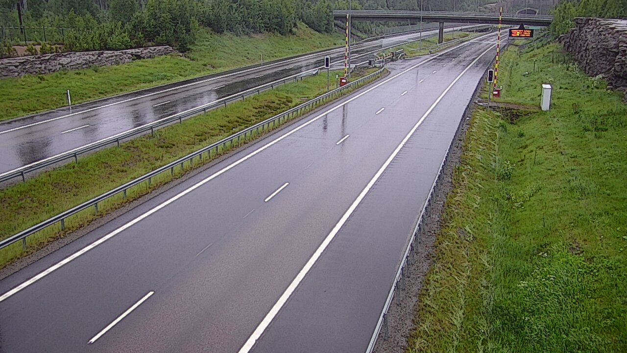 Kelikamerat Kuva Tie 7 Virolahti, Vaalimaan tunneli, puomi länsi, Virolahti, Kymenlaakso