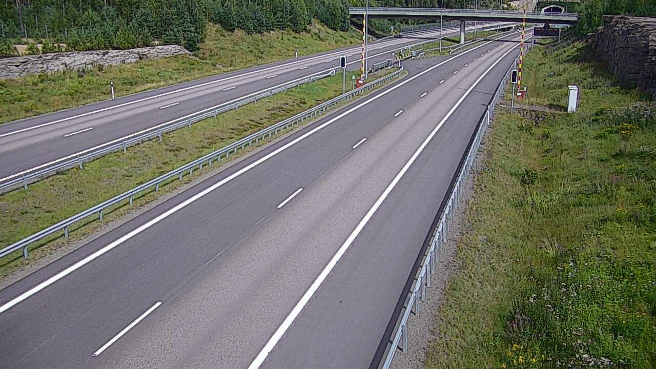 Kelikamerat Kuva Tie 7 Virolahti, Vaalimaan tunneli, puomi länsi, Virolahti, Kymenlaakso