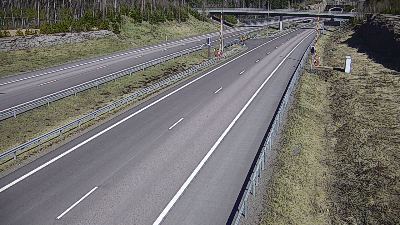 Kelikamerat Kuva Tie 7 Virolahti, Vaalimaan tunneli, puomi länsi, Virolahti, Kymenlaakso