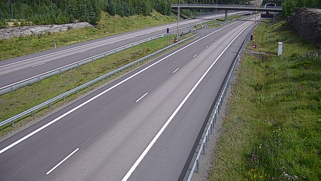 Kelikamerat Kuva Tie 7 Virolahti, Vaalimaan tunneli, puomi länsi, Virolahti, Kymenlaakso