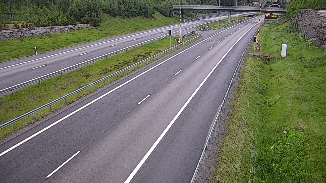 Kelikamerat Kuva Tie 7 Virolahti, Vaalimaan tunneli, puomi länsi, Virolahti, Kymenlaakso
