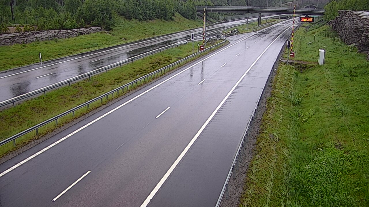 Kelikamerat Kuva Tie 7 Virolahti, Vaalimaan tunneli, puomi länsi, Virolahti, Kymenlaakso