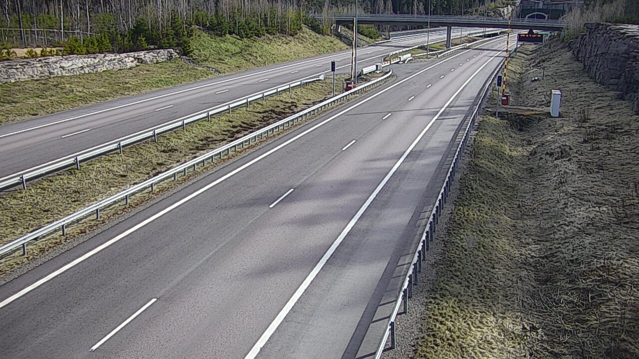 Kelikamerat Kuva Tie 7 Virolahti, Vaalimaan tunneli, puomi länsi, Virolahti, Kymenlaakso