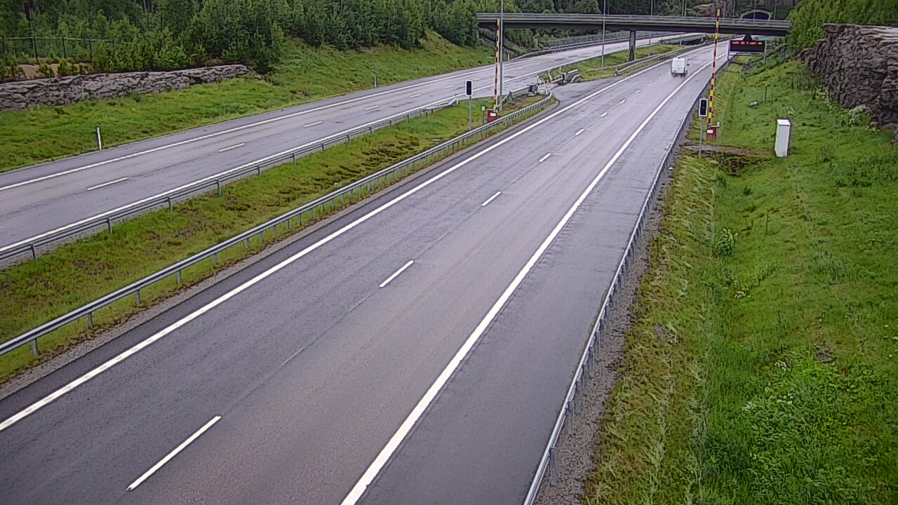 Kelikamerat Kuva Tie 7 Virolahti, Vaalimaan tunneli, puomi länsi, Virolahti, Kymenlaakso
