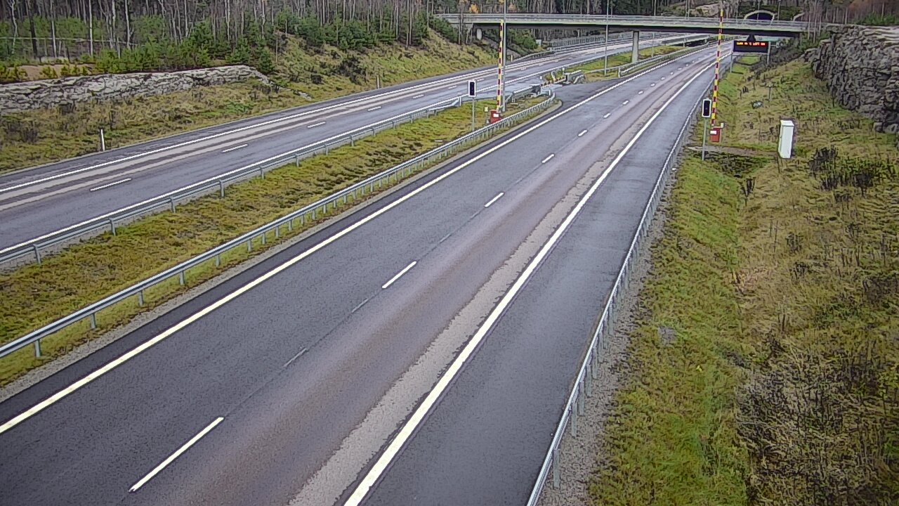 Kelikamerat Kuva Tie 7 Virolahti, Vaalimaan tunneli, puomi länsi, Virolahti, Kymenlaakso