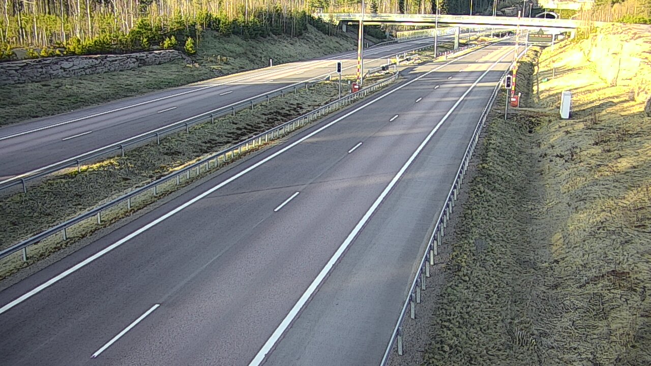 Kelikamerat Kuva Tie 7 Virolahti, Vaalimaan tunneli, puomi länsi, Virolahti, Kymenlaakso