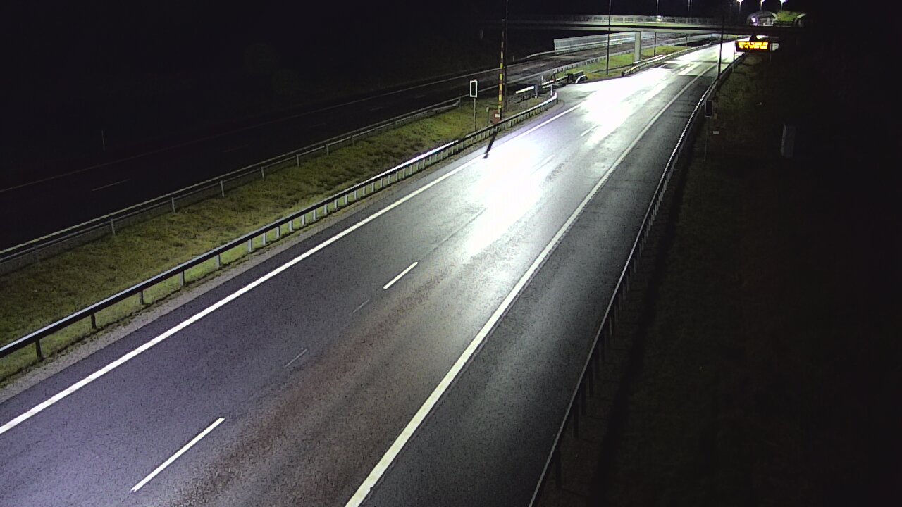 Weather Camera Image Road 7 Virolahti, Vaalimaan tunneli, boom west, Virolahti, Kymenlaakso