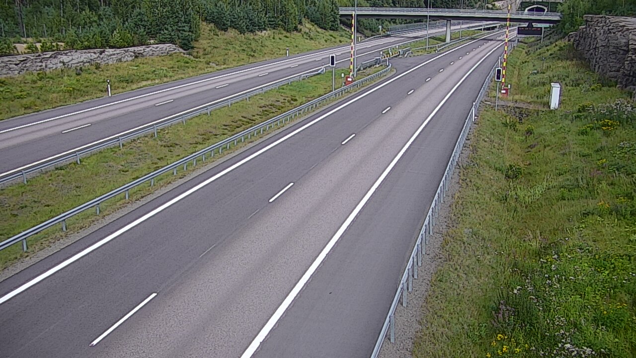 Kelikamerat Kuva Tie 7 Virolahti, Vaalimaan tunneli, puomi länsi, Virolahti, Kymenlaakso