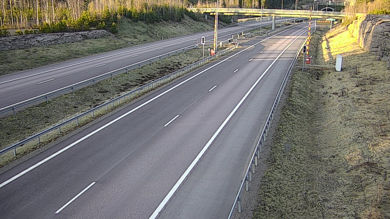 Kelikamerat Kuva Tie 7 Virolahti, Vaalimaan tunneli, puomi länsi, Virolahti, Kymenlaakso