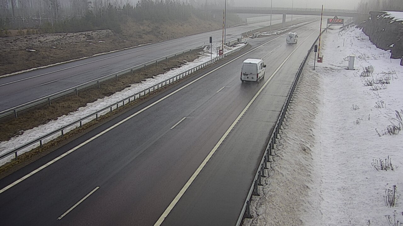 Kelikamerat Kuva Tie 7 Virolahti, Vaalimaan tunneli, puomi länsi, Virolahti, Kymenlaakso