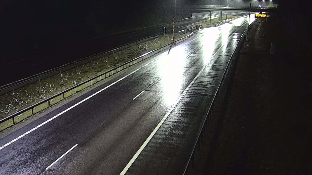 Weather Camera Image Väg 7 Vederlax, Vaalimaan tunneli, bom väst, Virolahti, Kymenlaakso