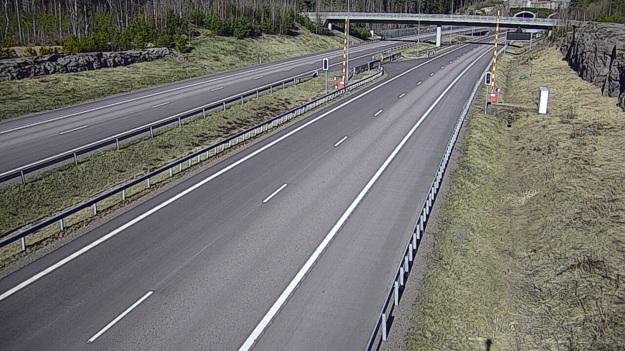 Kelikamerat Kuva Tie 7 Virolahti, Vaalimaan tunneli, puomi länsi, Virolahti, Kymenlaakso