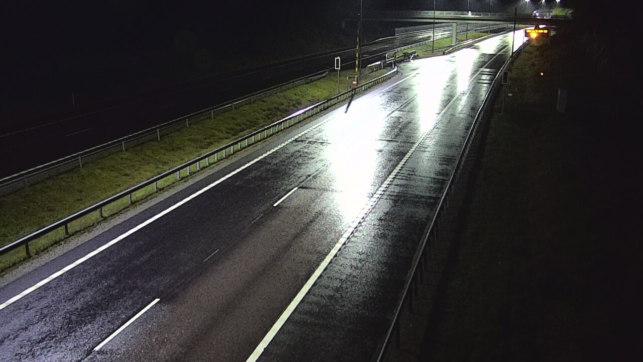 Weather Camera Image Väg 7 Vederlax, Vaalimaan tunneli, bom väst, Virolahti, Kymenlaakso